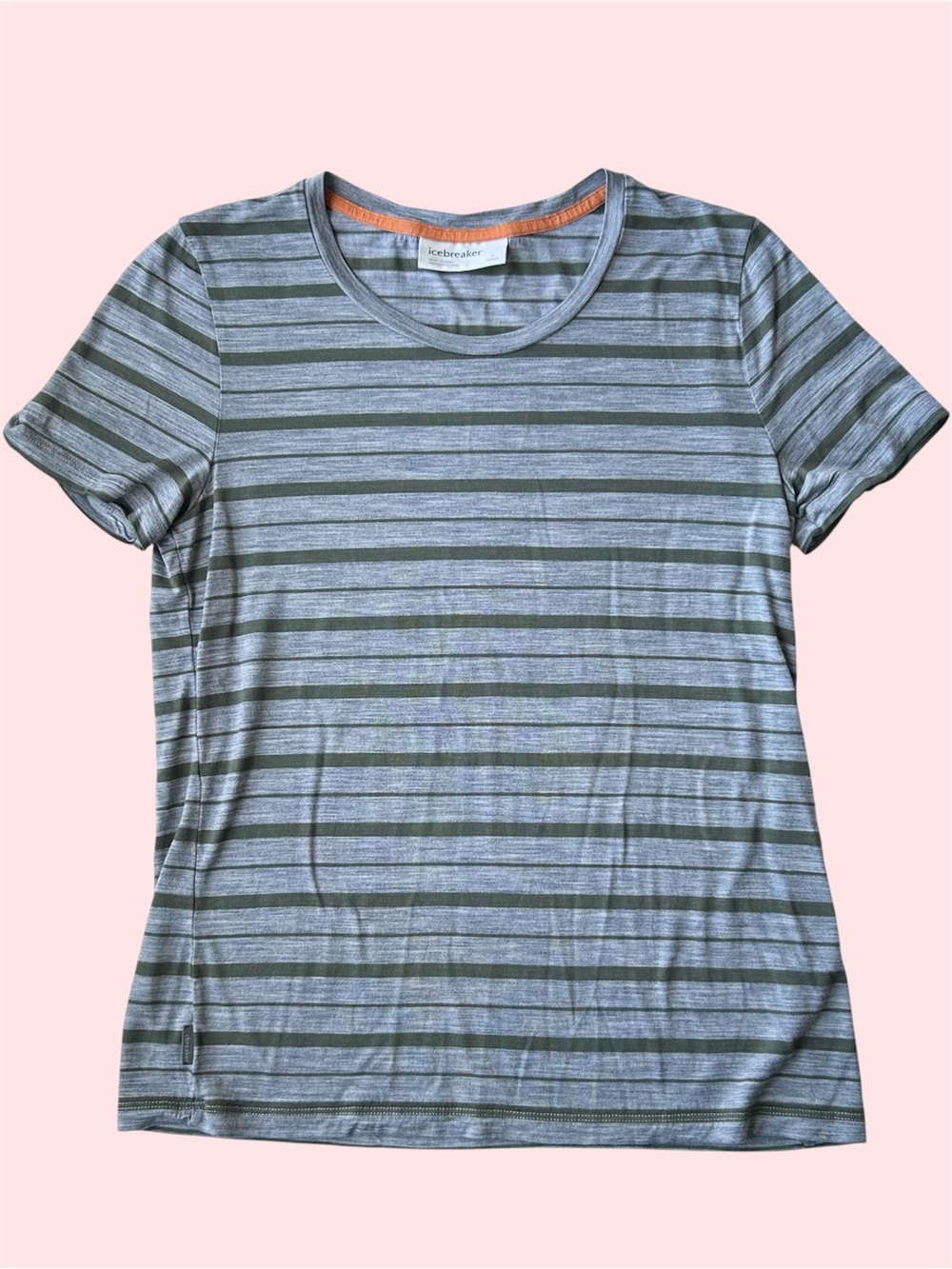 Icebreaker Merino Wool Hiking Workout Short Sleeve Womens Large